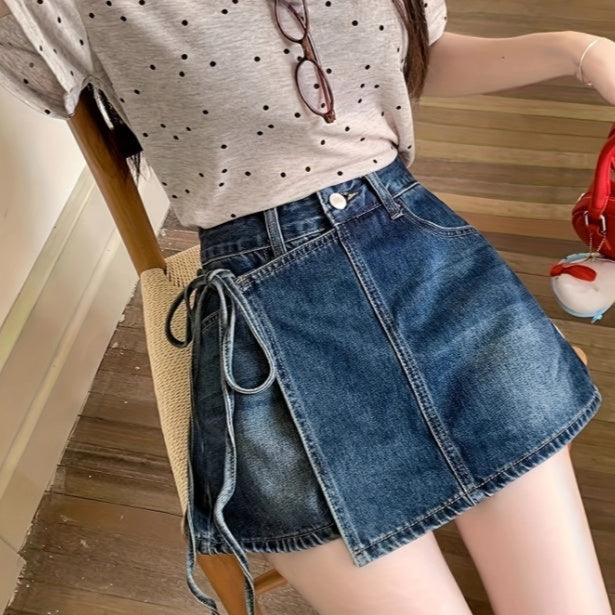 Jupe-short denim 2P