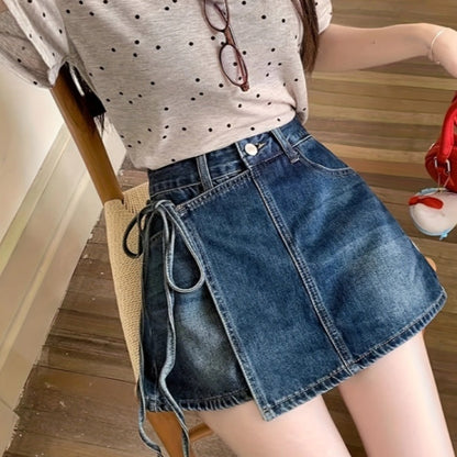 Jupe-short denim 2P